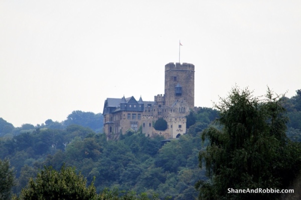 Burg Katz on the River Rhine was built in the Middle Ages and is today a luxury hotel.